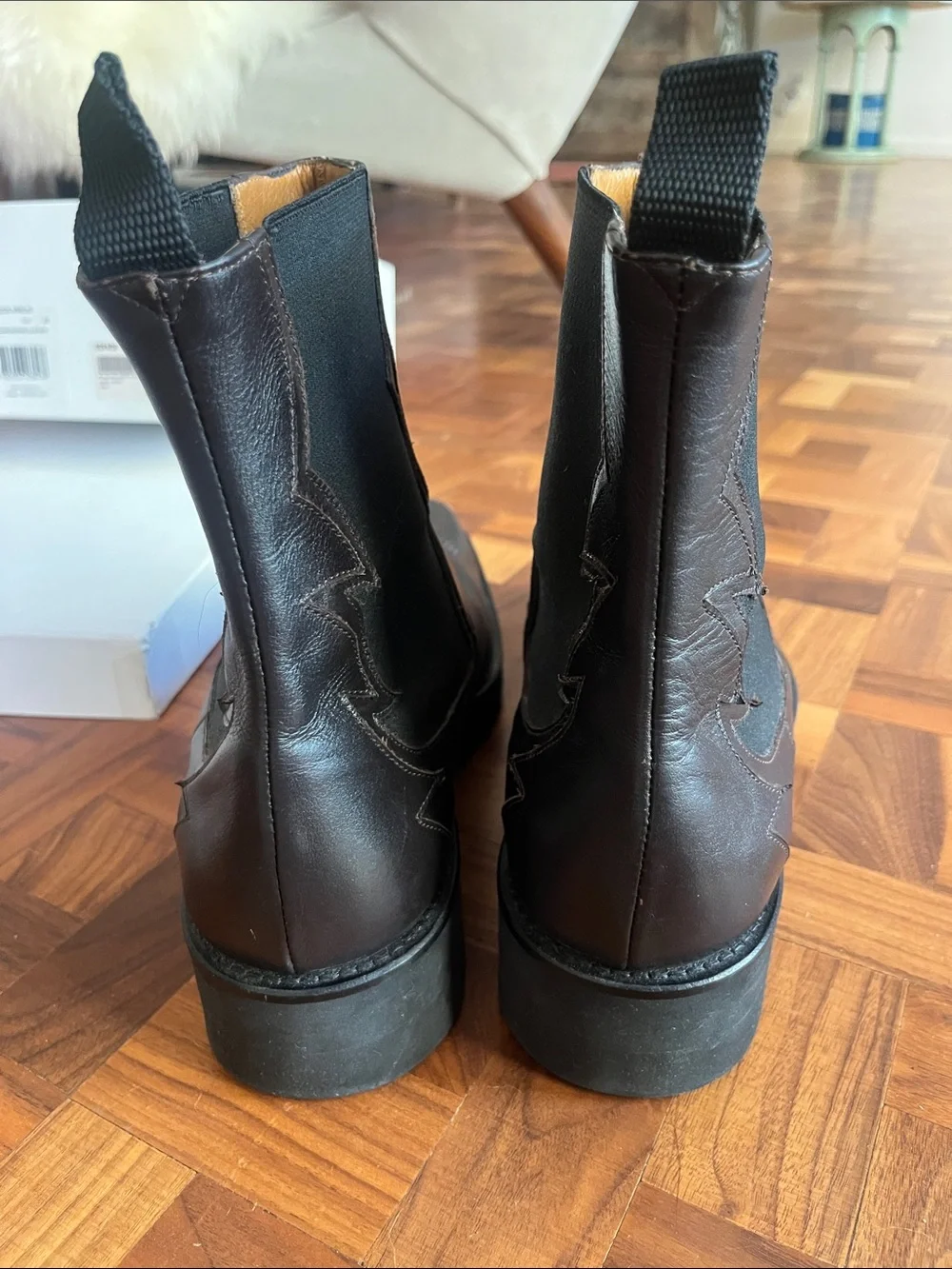 TOGA VIRILIS CHELSEA BOOT dark brown  MENS 46